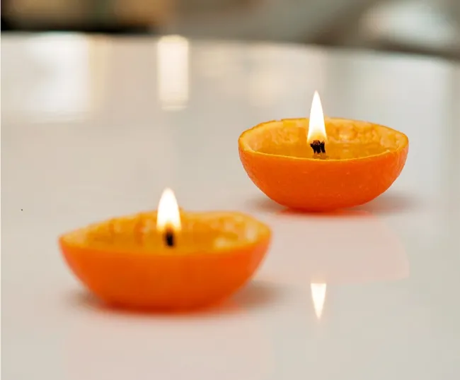 Κερί από πορτοκάλι