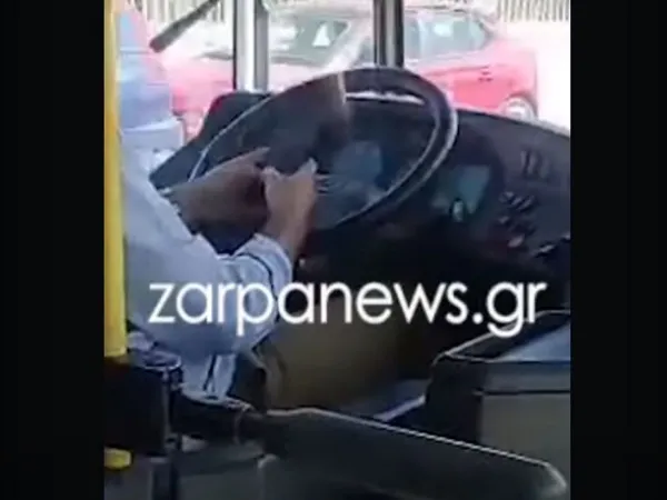 Οδηγός λεωφορείου στα Χανιά