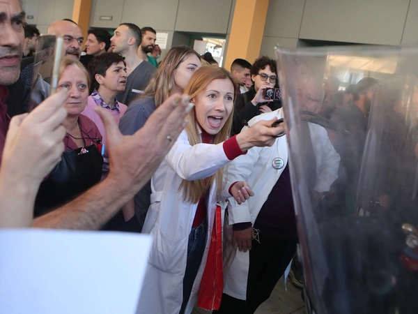 Η κινητοποίηση των υγειονομικών στο νοσκομείο Νίκαιας