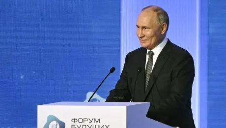 Ο Βλαντίμιρ Πούτιν στο φόρουμ Future Technologies 
