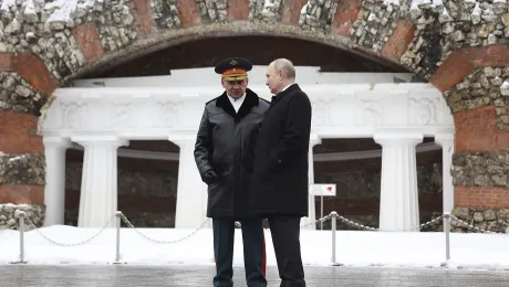 Βλαντίμιρ Πούτιν και Σεργκέι Σοϊγκού