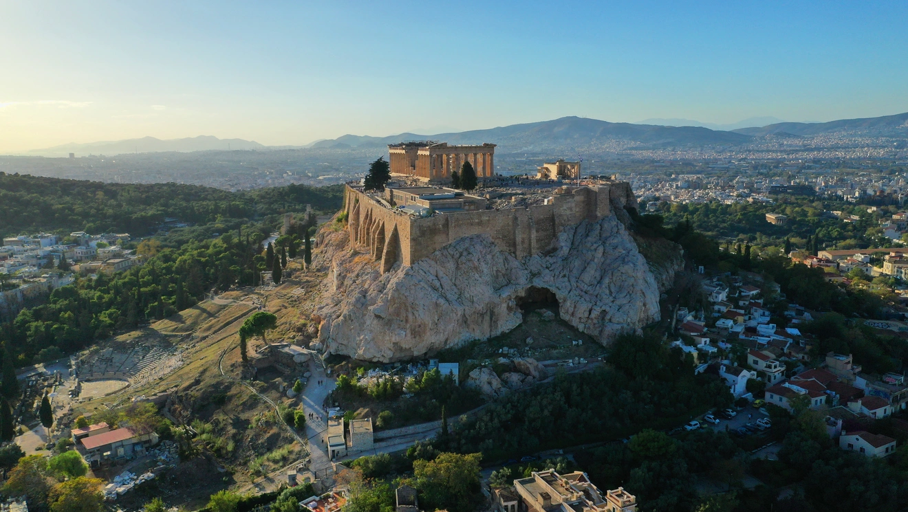 Η Ακρόπολη των Αθηνών.
