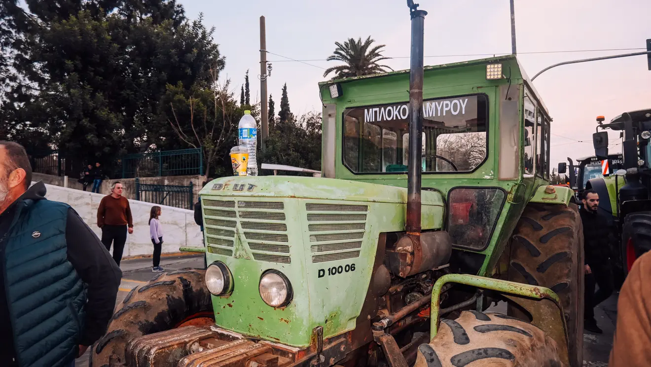 Το παλαιότερο τρακτέρ που κατέβηκε στην Αθήνα.