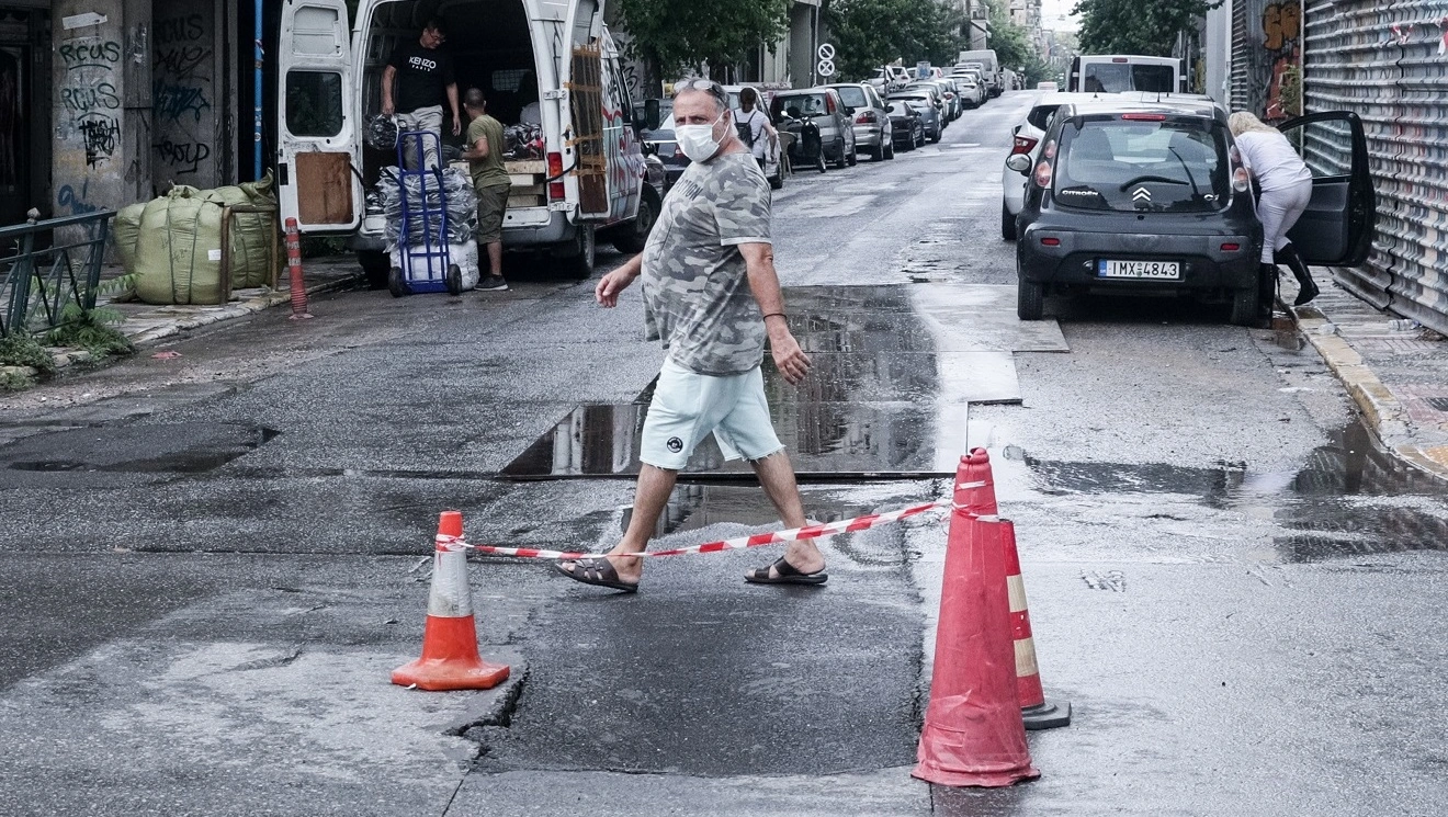 Έργα συντήρησης στο οδόστρωμα