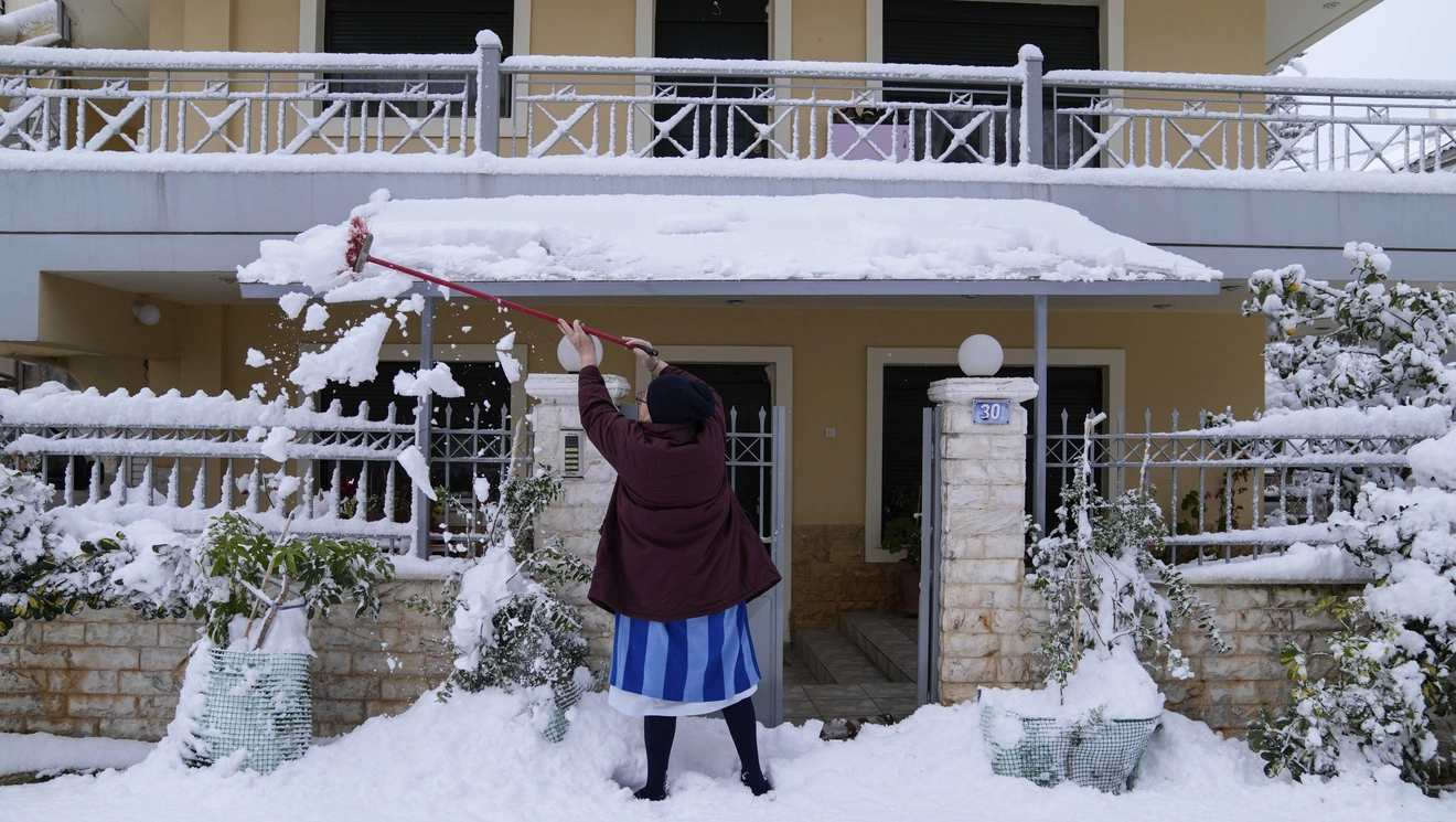 Χιόνια στην Αθήνα