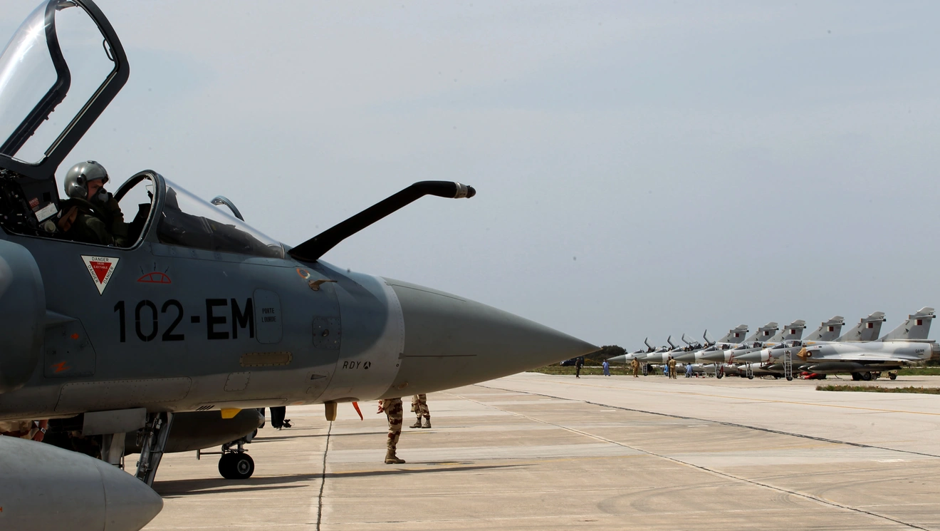 Στη στρατιωτική αεροπορική βάση της Σούδας στο νησί της Κρήτης