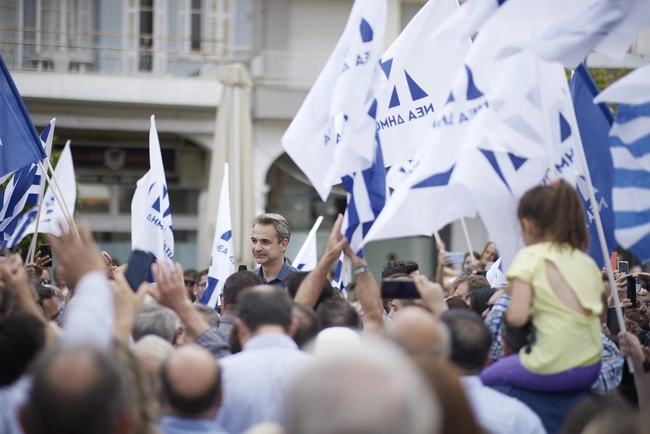 Kiriakos Mitsotakis sto githeio/sparti