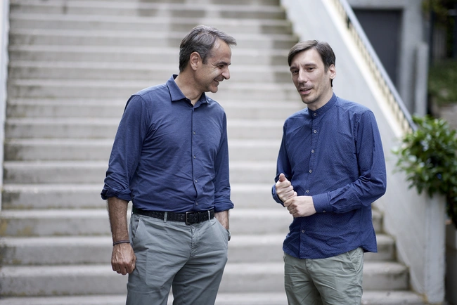 Kiriakos Mitsotakis sto githeio/sparti