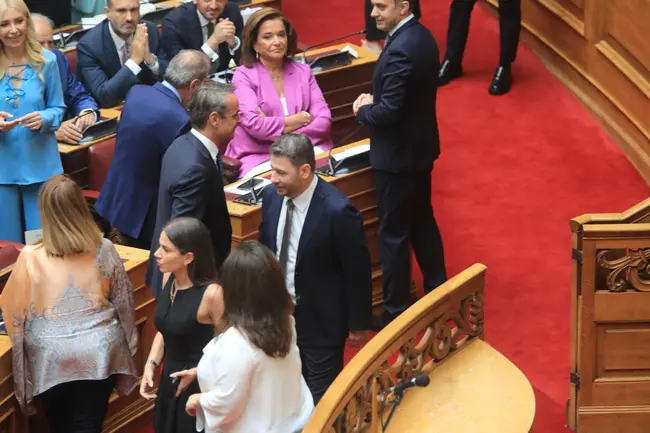 Κυριάκος Μητσοτάκης - Νίκος Ανδρουλάκης