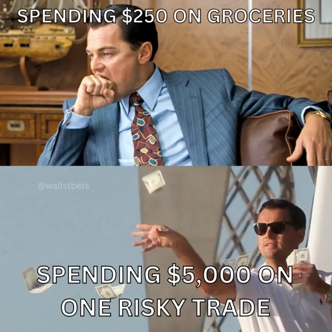 Meme του Wolf of Wall Street