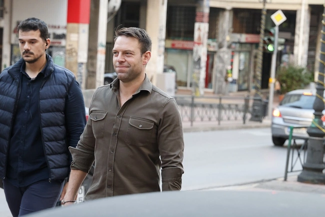 Ο Στέφανος Κασσελάκης στην Πολιτική Γραμματεία