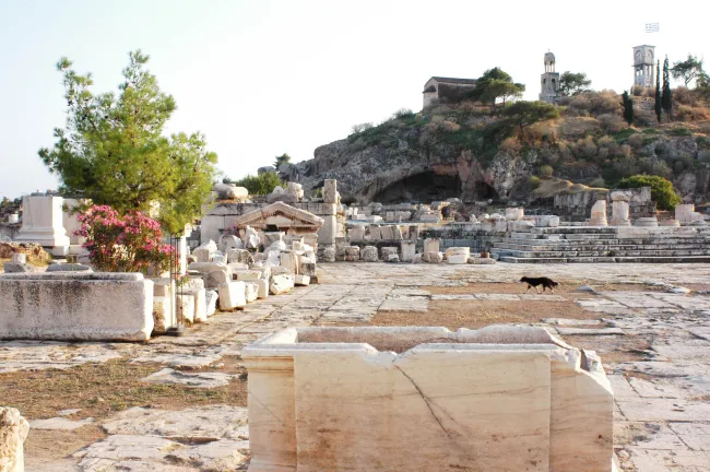 Ο αρχαιολογικός χώρος της Ελευσίνας.