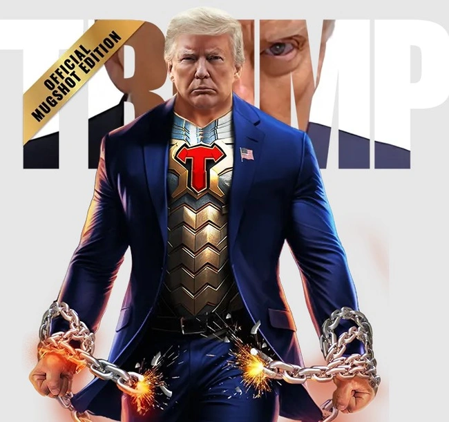 Προωθητικό υλικό για τη νέα συλλογή του Τραμπ