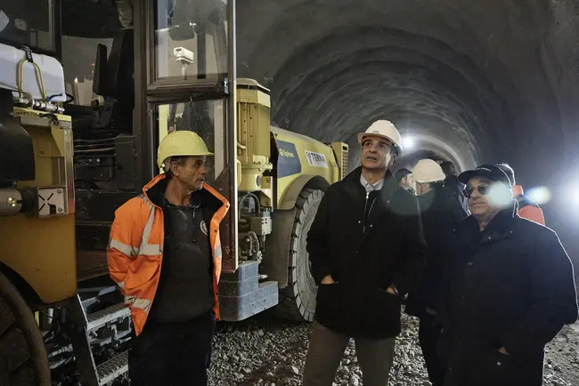 Στο έργο αντλησιοταμίευσης της Αμφιλοχίας ο Κυριάκος Μητσοτάκης