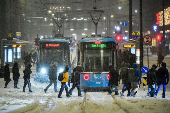 Χιονοθύελλα στη Νορβηγία