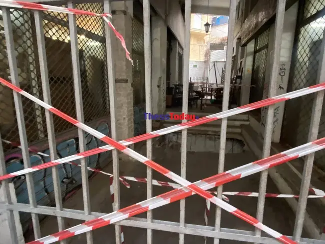 Καθίζηση οδοστρώματος στη Θεσσαλονίκη