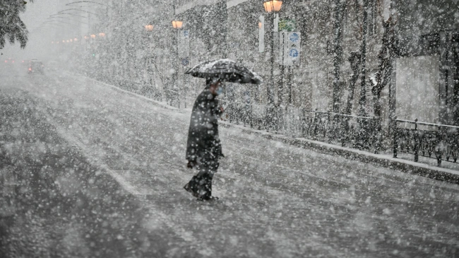 Χιονόπτωση στην Αττική