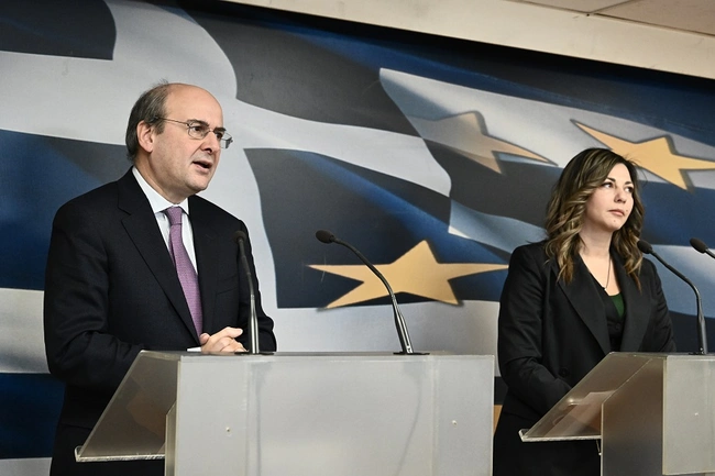 Η Σοφία Ζαχαράκη και ο Κωστής Χατζηδάκης