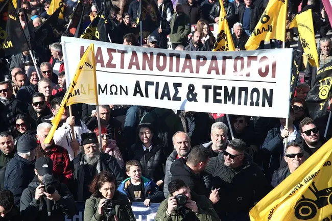 Αγρότες στη Θεσσαλονίκη