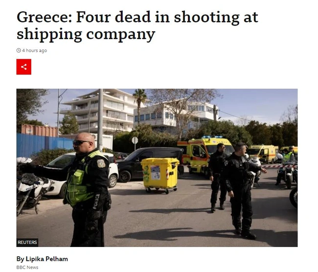 Άρθρο του BBC για τη Γλυφάδα