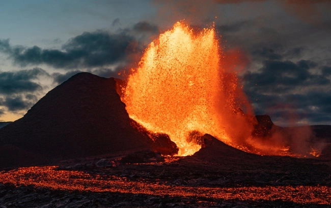 Ηφαιστειακή έκρηξη στην Ισλανδία