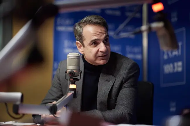 Ο Κυριάκος Μητσοτάκης στον ΣΚΑΪ