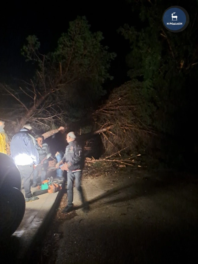 Ανεμοστρόβιλος στη Ρόδο