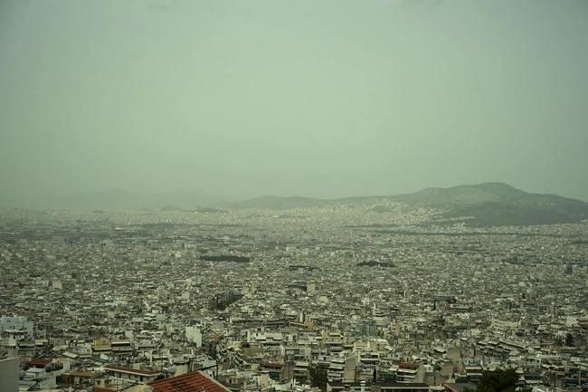 Η αφρικανική σκόνη στην Αθήνα