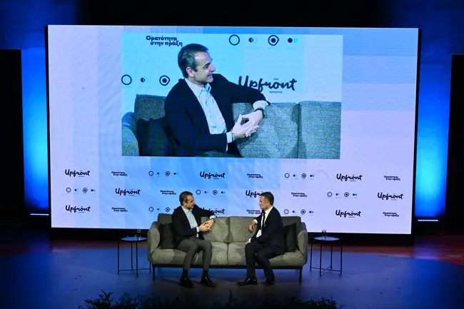 Ο Κυριάκος Μητσοτάκης στο The Upfront Initiative
