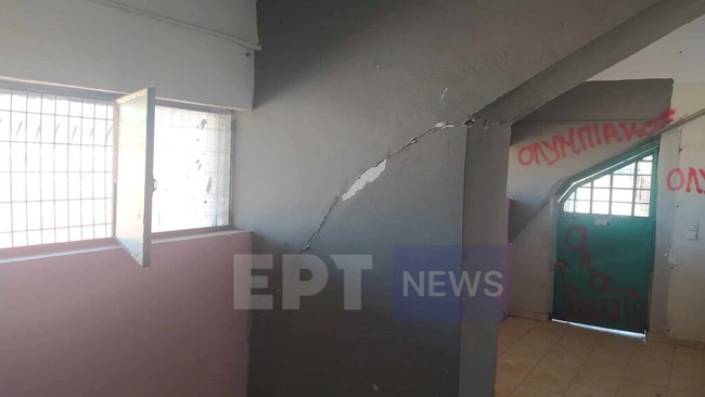 Ζημιές στη Ζαχάρω από τον σεισμό στο Ιόνιο