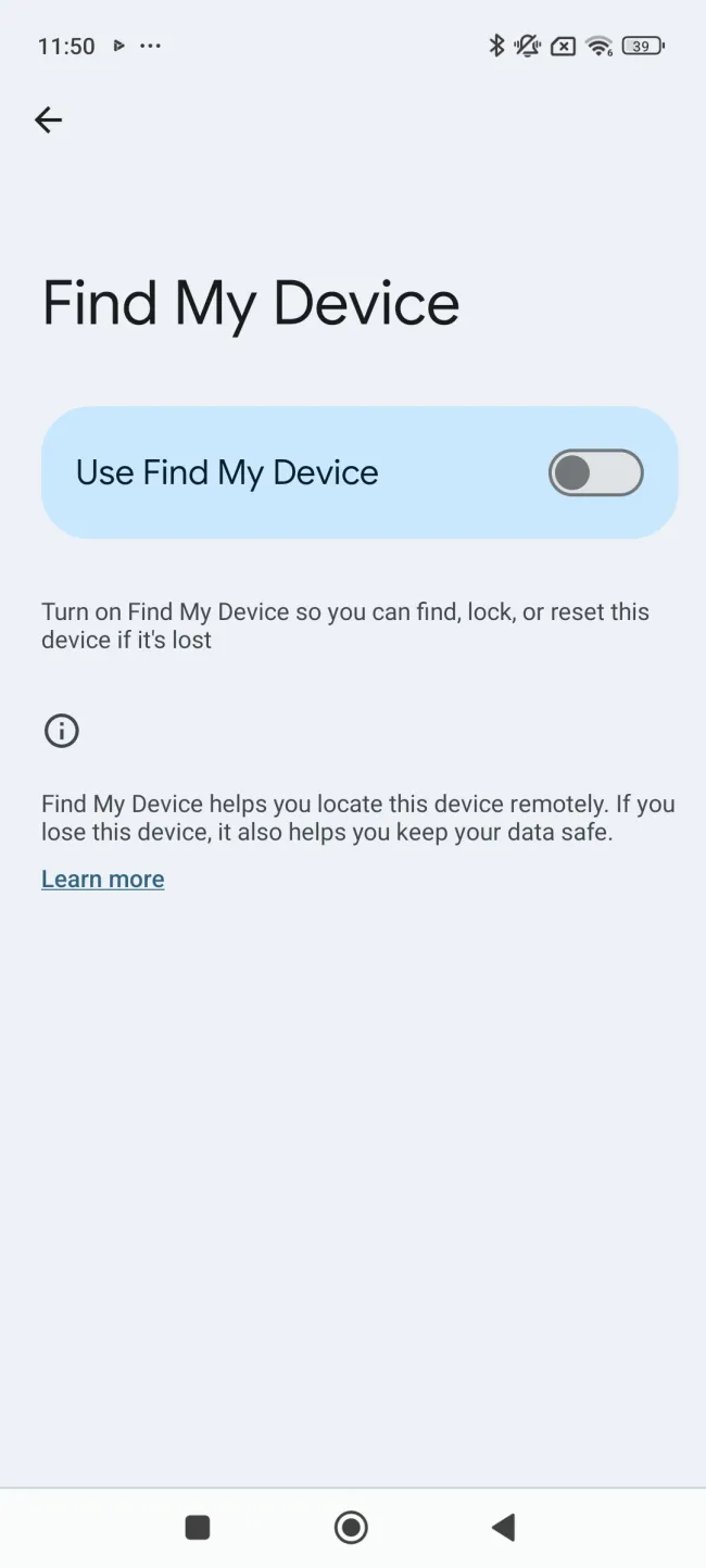 Find My Android Device