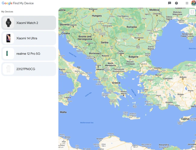 Find My Android Device