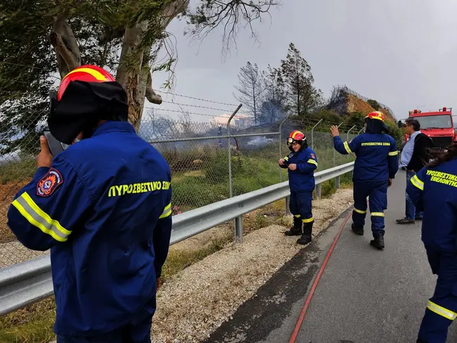 Φωτιά στη Σούδα