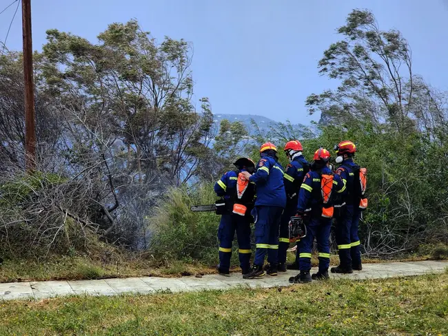 Φωτιά στη Σούδα