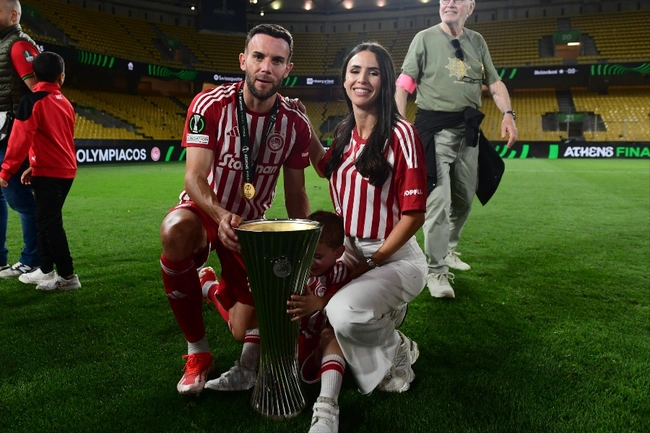 Ο Κίνι Μαρίν με τη σύζυγό του Μπάρμπαρα Καμπαγέρο