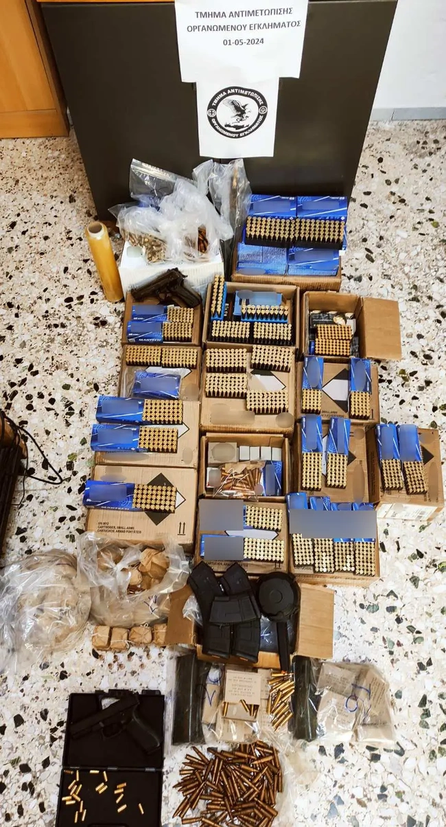 Κρήτη: Εγκληματική ομάδα διακινούσε όπλα και πυρομαχικά – Κατασχέθηκαν σχεδόν 13.000 φυσίγγια