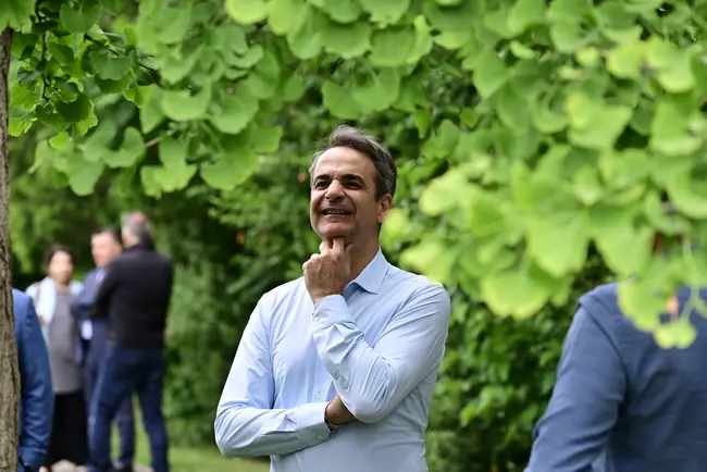 Επίσκεψη Μητσοτάκη στον Διομήδειο Βοτανικό Κήπο 