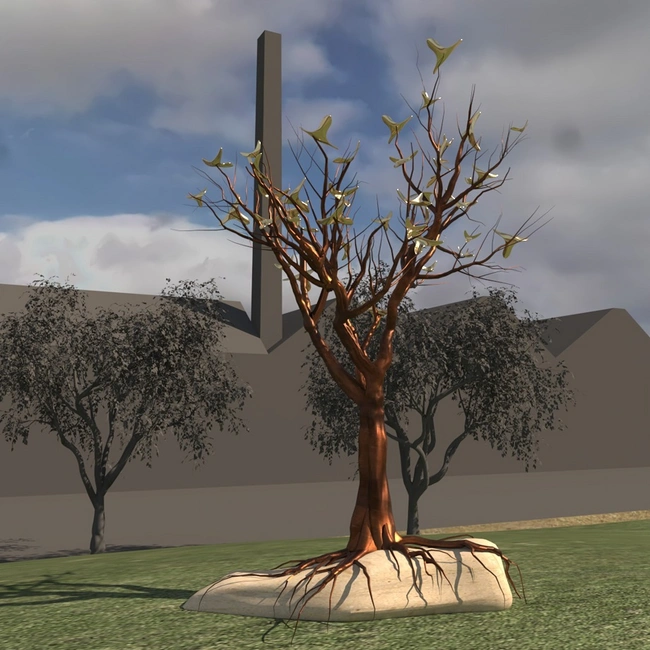 Μνημείο Δήμου Αθηναίων για τα Τέμπη