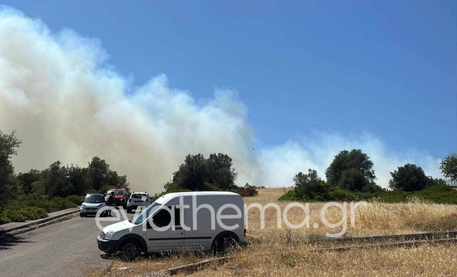 Φωτιά στην Εύβοια