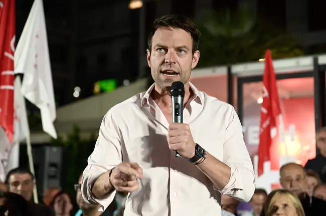 Ο Στέφανος Κασσελάκης στη Λαμία