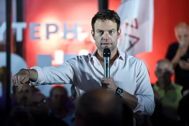 Ο Στέφανος Κασσελάκης στη Λαμία