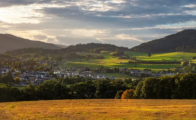 Η πόλη Πίτλοκρι της Σκωτίας, όπου έγινε η θέαση UFO