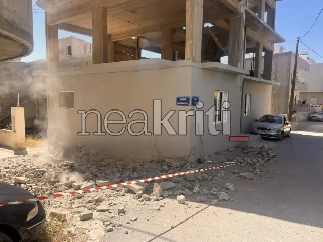 Πτώση μπαλκονιών στην Κρήτη