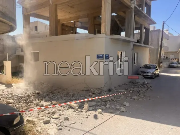 Πτώση μπαλκονιών στην Κρήτη