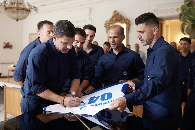 Μέλη της Εθνικής Ομάδας που έπαιξε στο Euro 2004