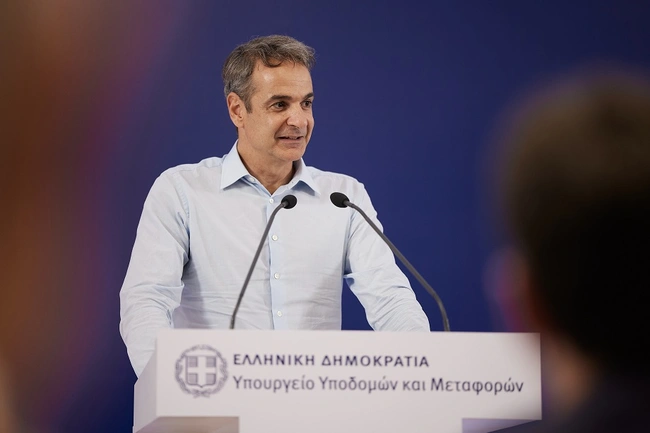 Ο Κυριάκος Μητσοτάκης στη Λευκάδα