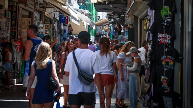 Τουρίστες στην Αθήνα