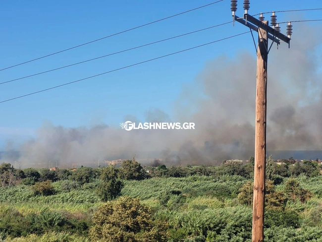 Φωτιά στα Χανιά