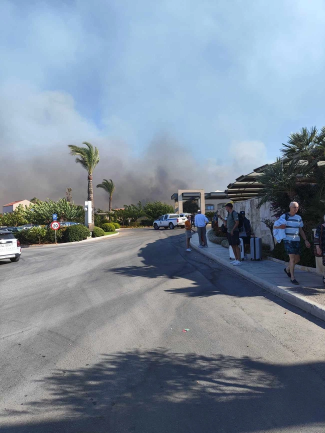 Εκκένωση ξενοδοχείου στα Χανιά