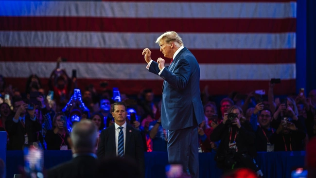 Προεκλογική ομιλία του Ντόναλντ Τραμπ